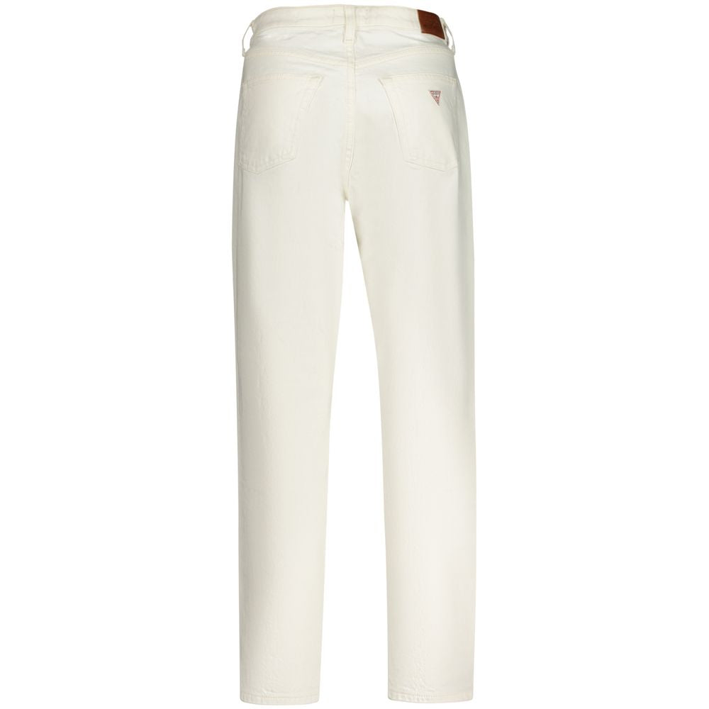 White Cotton Women Jeans