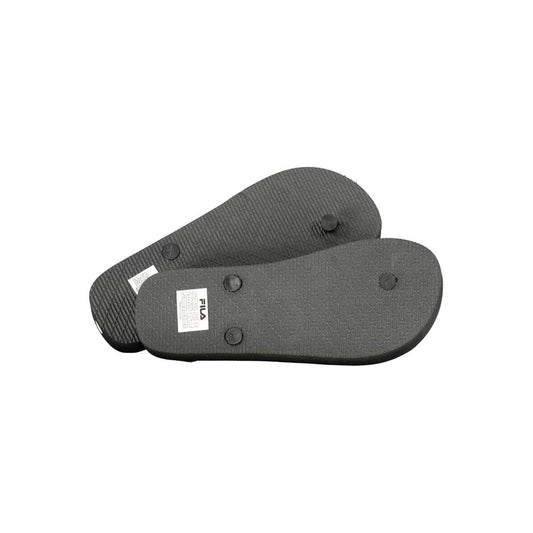 Black Polyethylene Flip-Flop Sandals