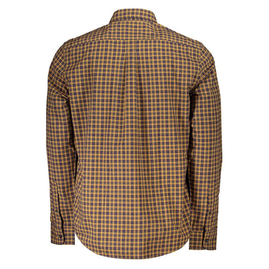 Yellow Cotton Pattern Shirt