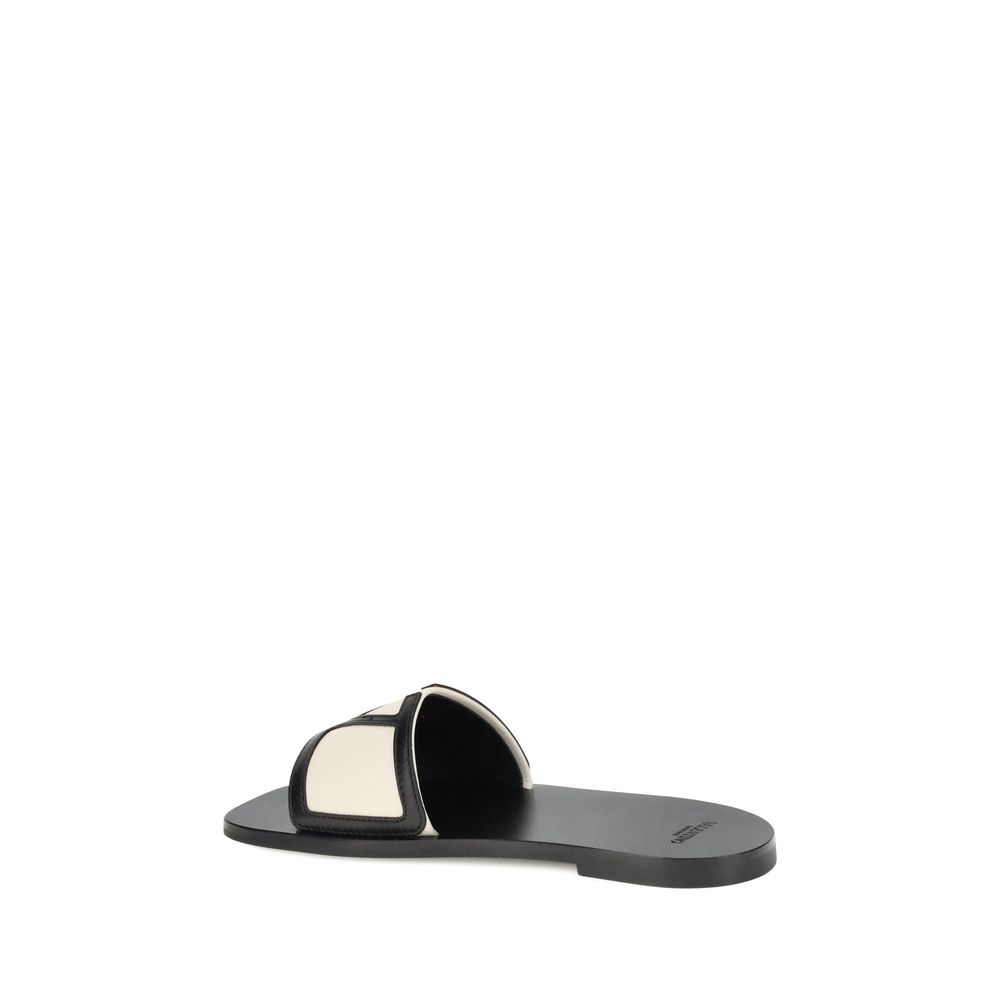 Multicolor Calf Leather Bos Taurus Sandals