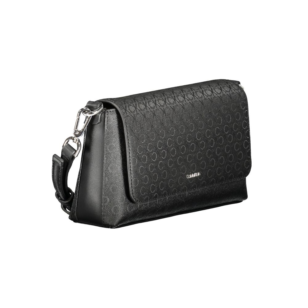 Black Polyester Handbag