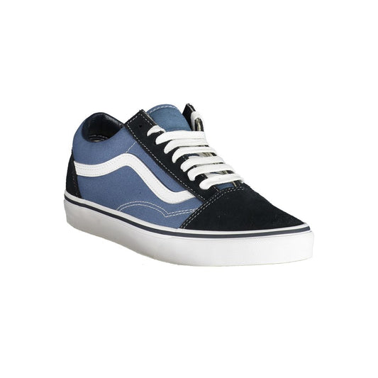 Blue Polyester Sneaker