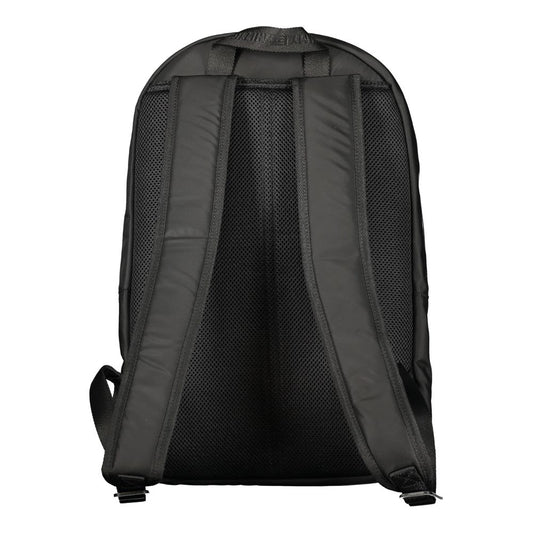 Nero Polyester Men Backpack