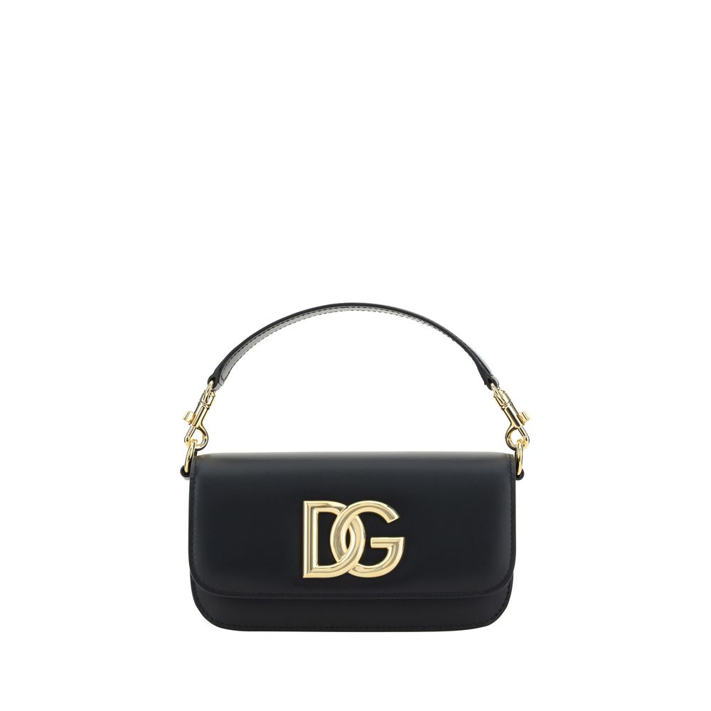 Black Calf Leather Bos Taurus Handbag