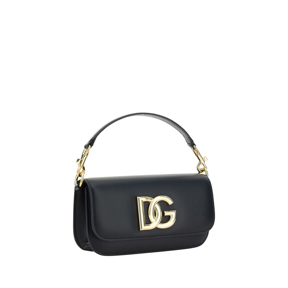 Black Calf Leather Bos Taurus Handbag
