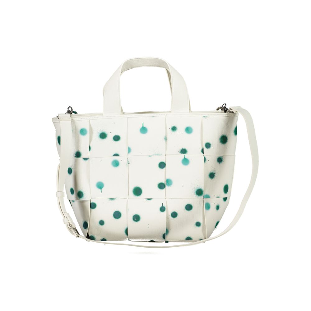 "Bianco Poliuretano Woman Handbag"