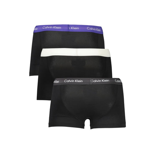 Black Cotton Men's Boxer