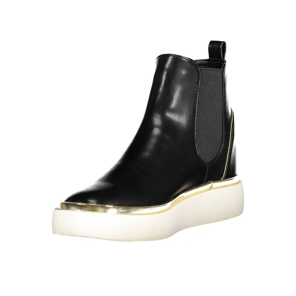 Black Polyester Ankle