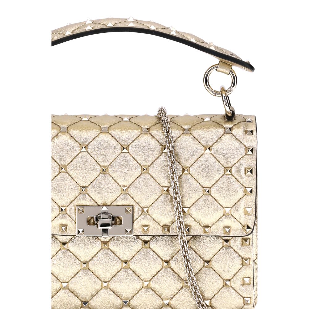 Gold Calf Leather Bos Taurus Shoulder Bag
