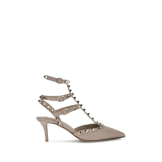 Gray Calf Leather Bos Taurus High Heel Pumps