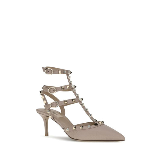 Gray Calf Leather Bos Taurus High Heel Pumps
