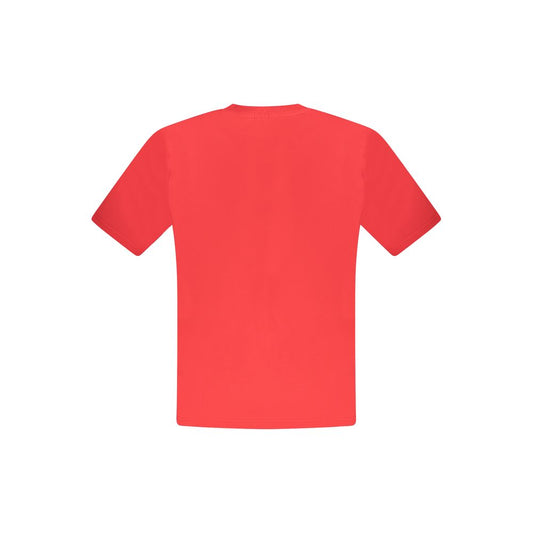 Red Cotton Men T-Shirt