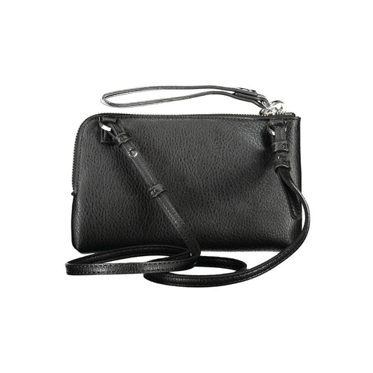 Black Faux Leather Women Shoulder Bag