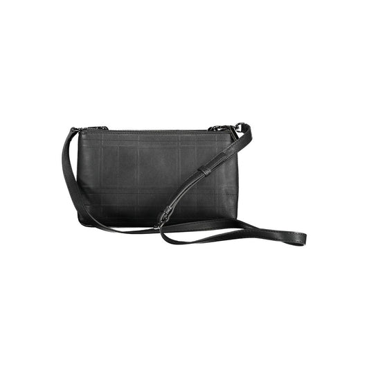 Black Polyester Handbag