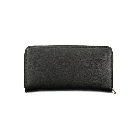 Black Polyethylene Women Wallet