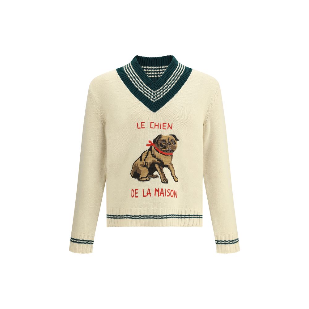 Cream Wool Sweatshirt