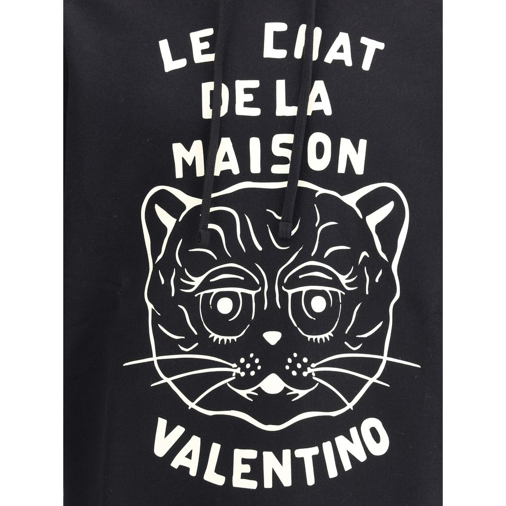 Black Cotton Sweatshirt