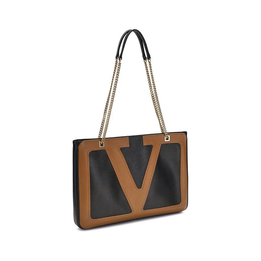 Black Calf Leather Bos Taurus Shoulder Bag
