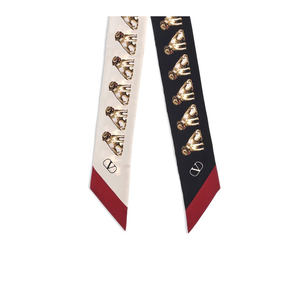Multicolor Silk Scarf