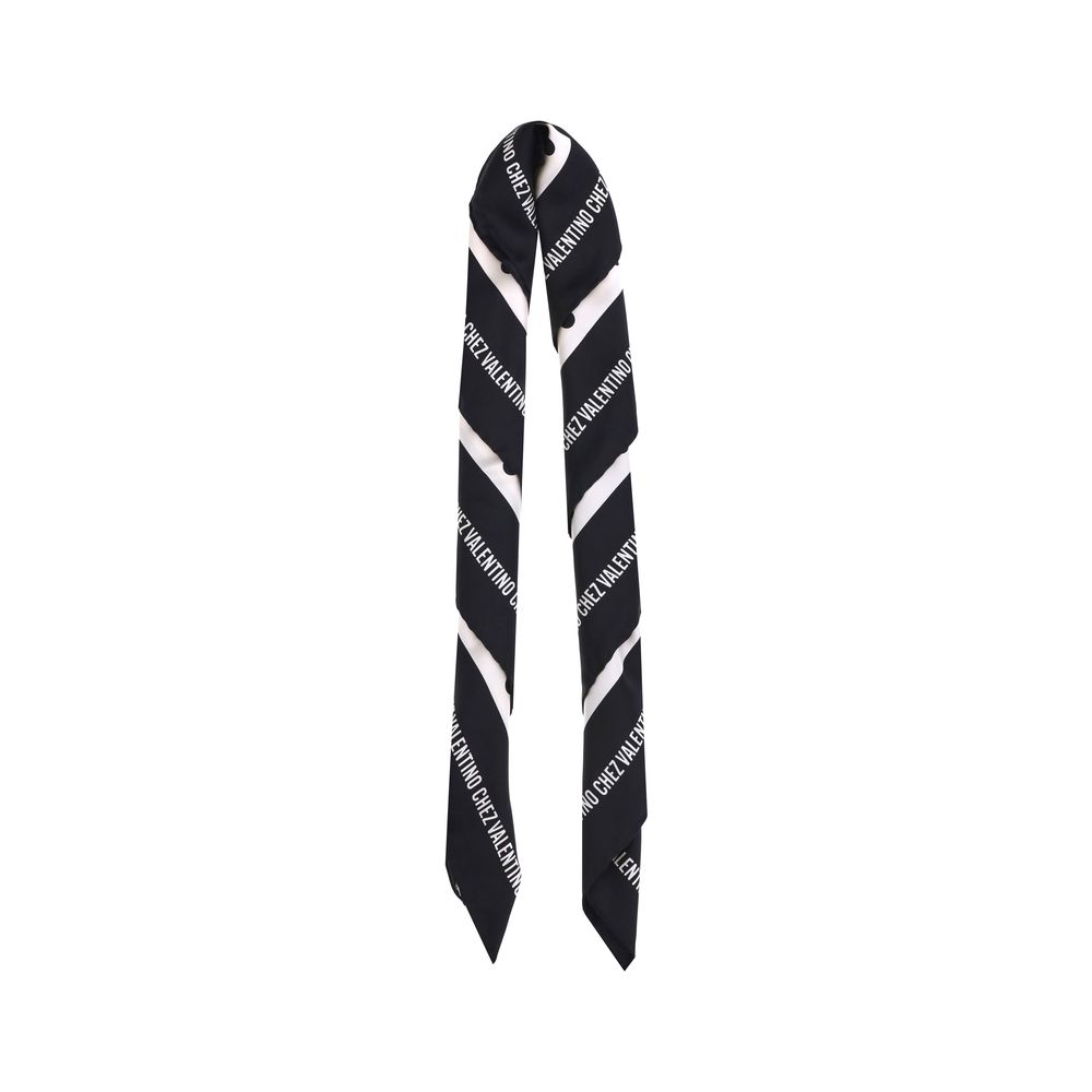 Black Silk Scarf