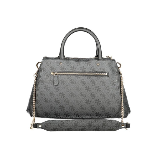 Gray Polyethylene Handbag