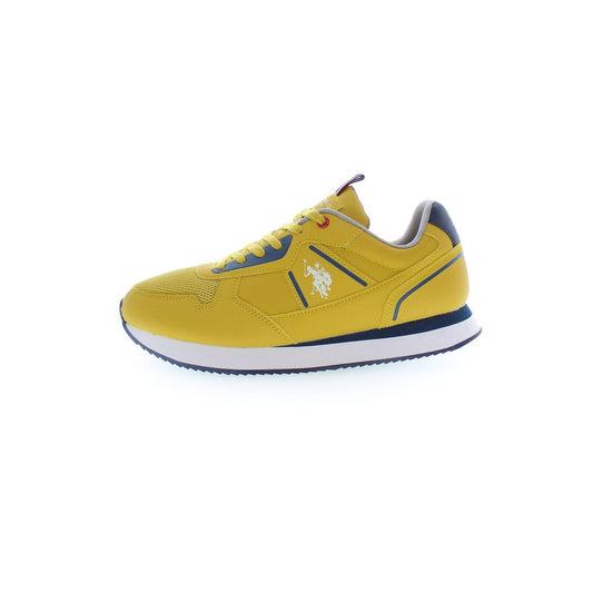Yellow Polyester Sneaker
