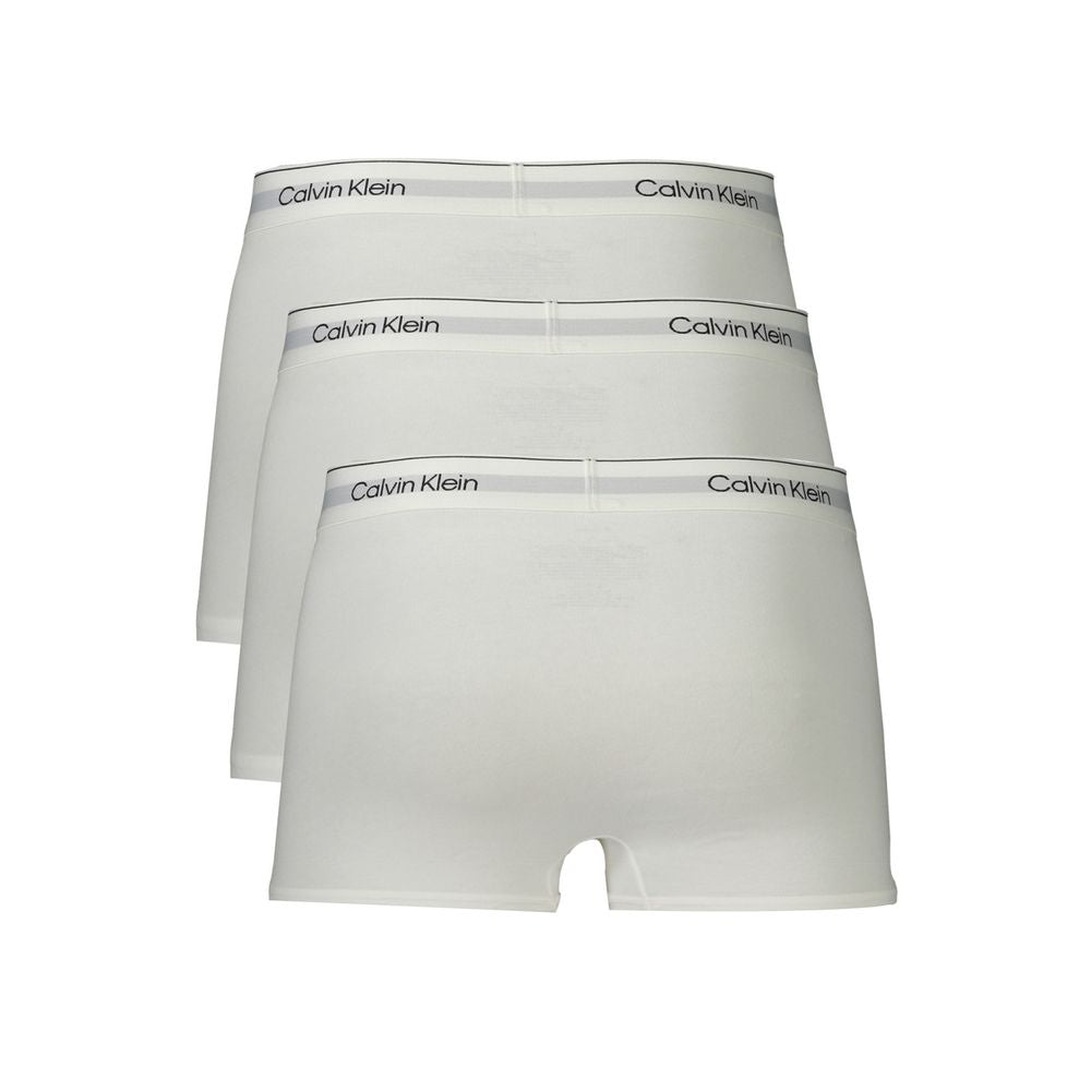 White Cotton Men's Boxer