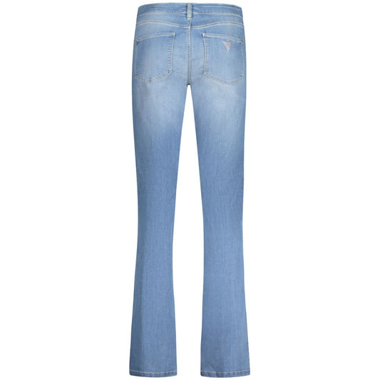 Blue Cotton Women Jeans