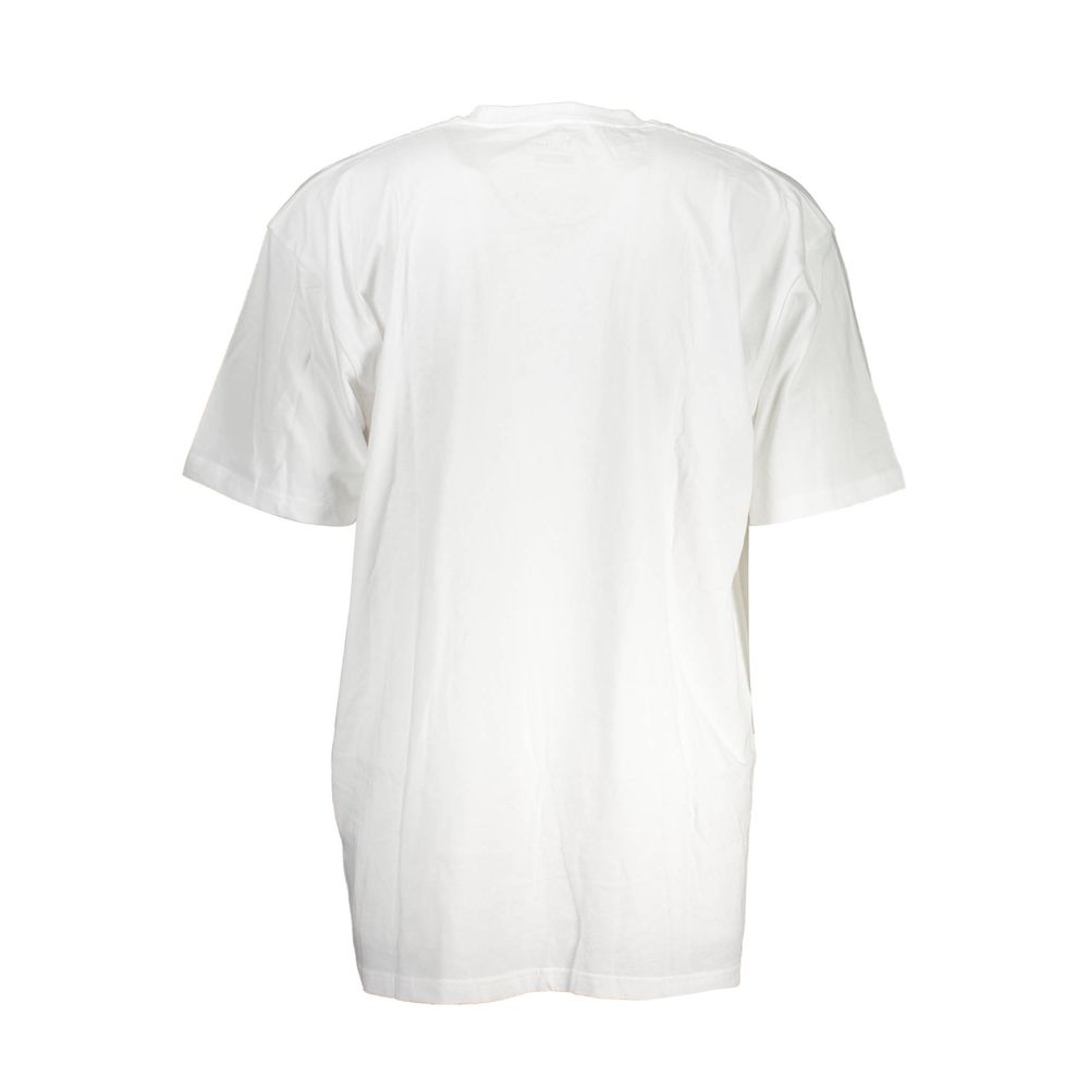 White Cotton Men T-Shirt