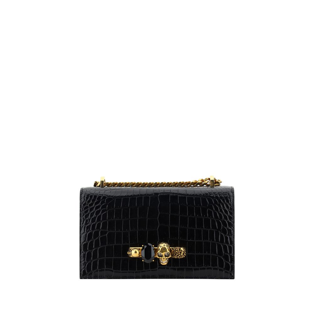 Black Calf Leather Bos Taurus Shoulder Bag