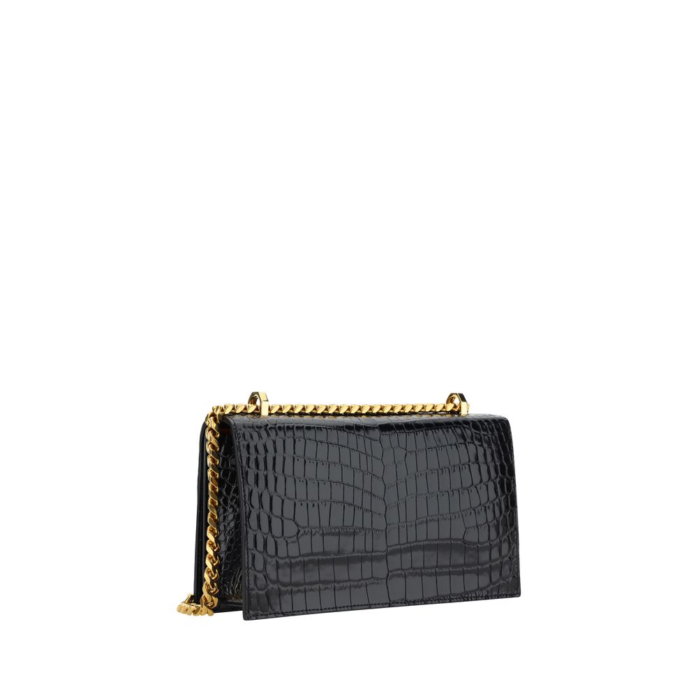 Black Calf Leather Bos Taurus Shoulder Bag