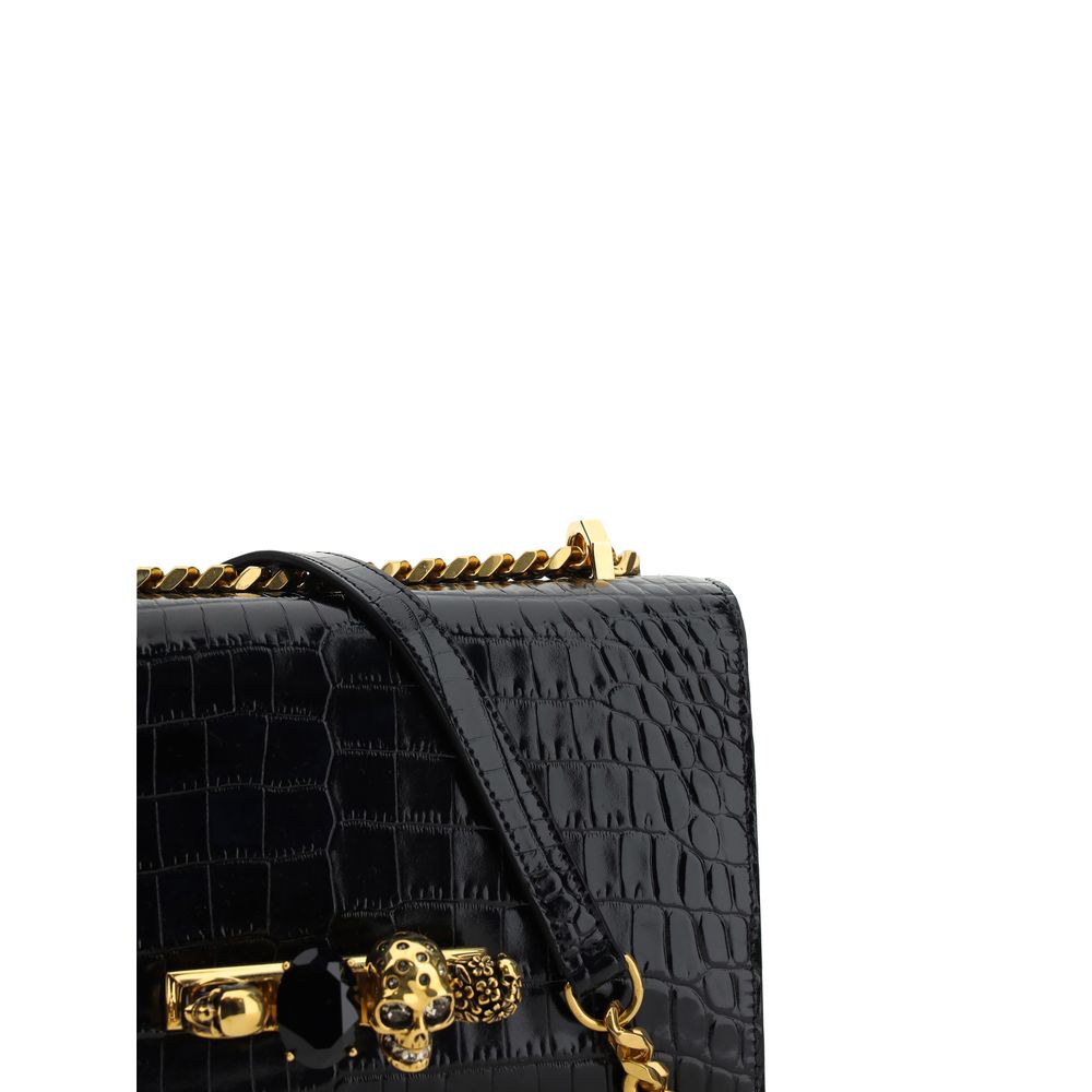 Black Calf Leather Bos Taurus Shoulder Bag