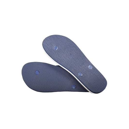 White Polyethylene Flip-Flop Sandals