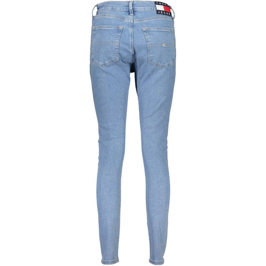 Azzurro Cotton Women Jeans