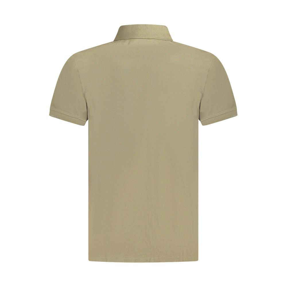 Marrone Cotton Men Polo