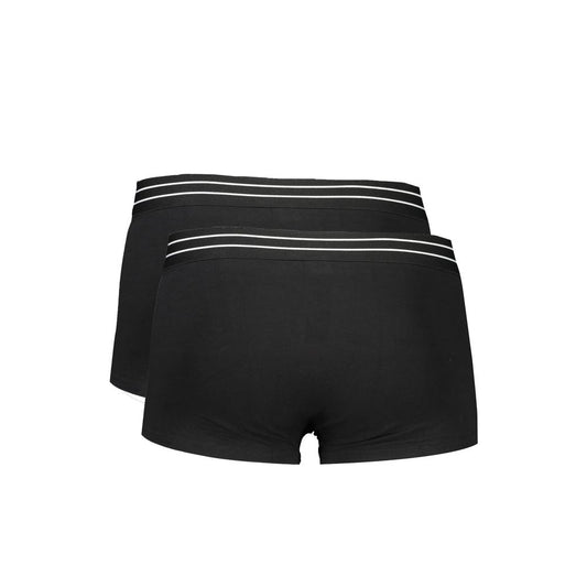 Black Cotton Boxers