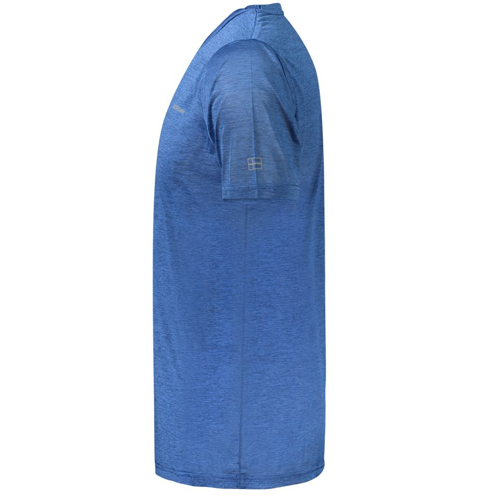 Blu Polyester Men T-Shirt