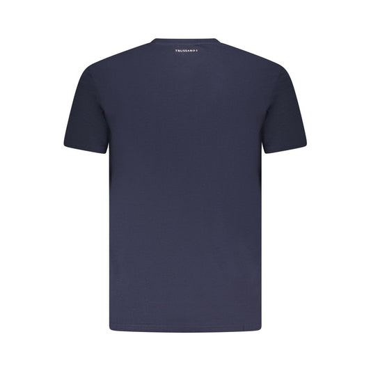 Blu Cotton Men T-Shirt