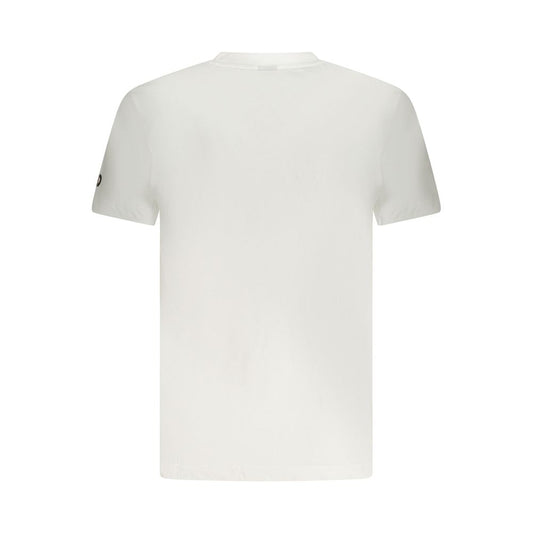 White Cotton Men T-Shirt