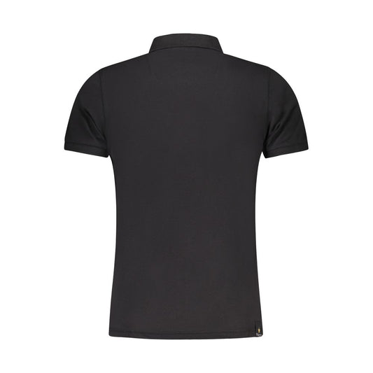 Black Cotton Men's Polo Shirt