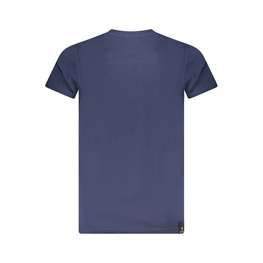 "Blu Cotton Men T-Shirt"