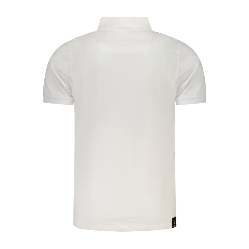 White Cotton Polo Shirt
