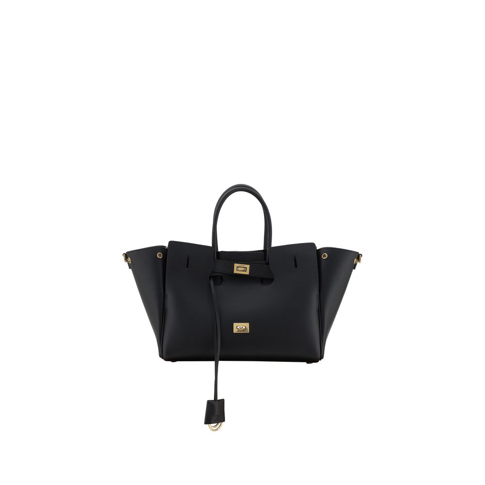 Black Calf Leather Bos Taurus Shoulder Bag