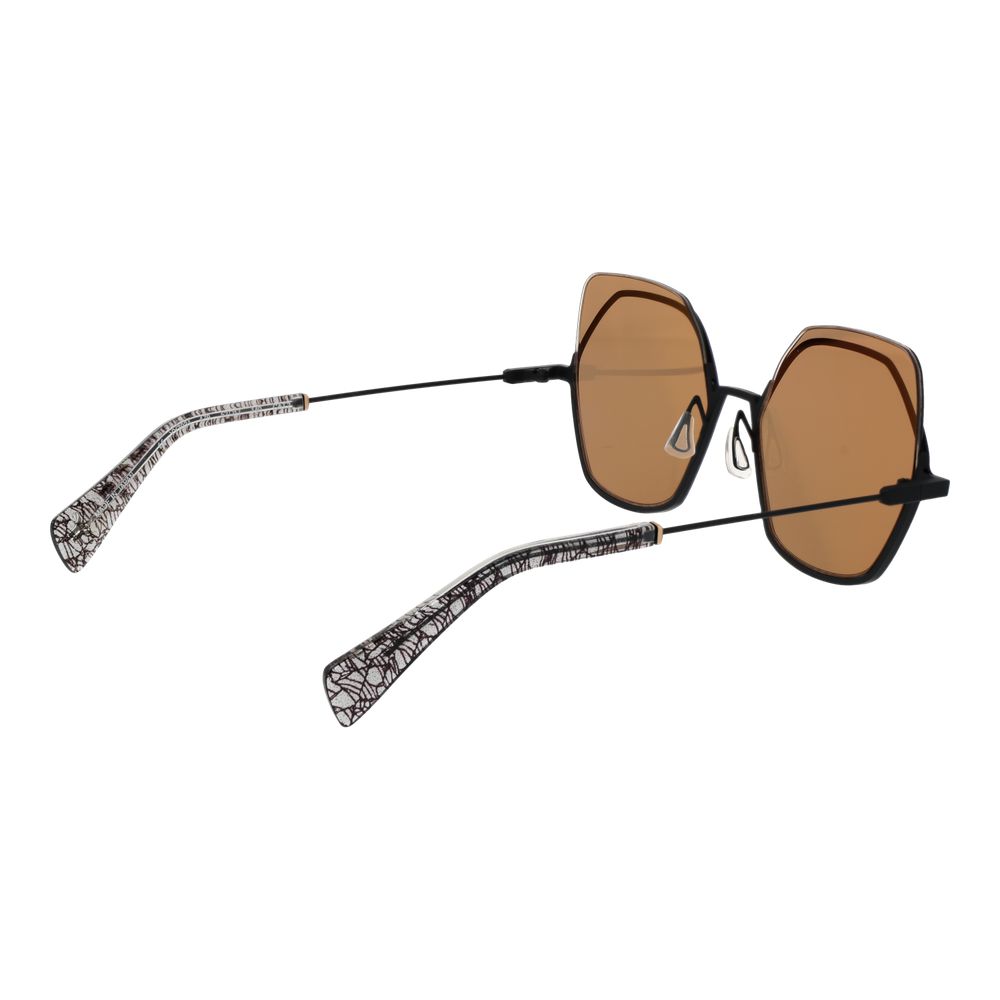 Gold Stainless Steel Sunglasses