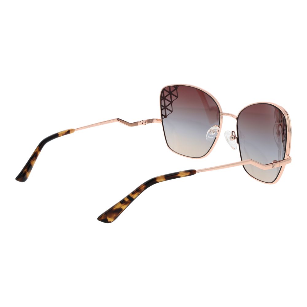Rose Gold Metal Sunglasses