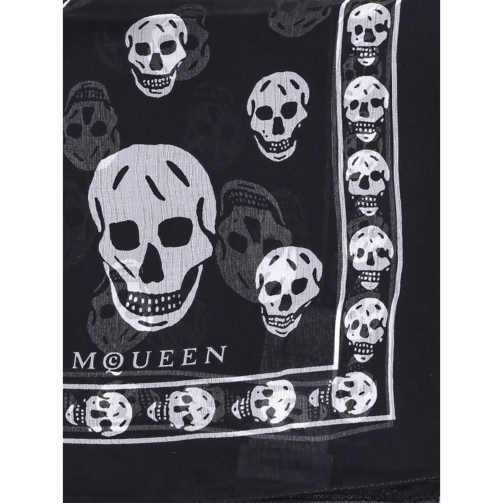 Black Silk Scarf