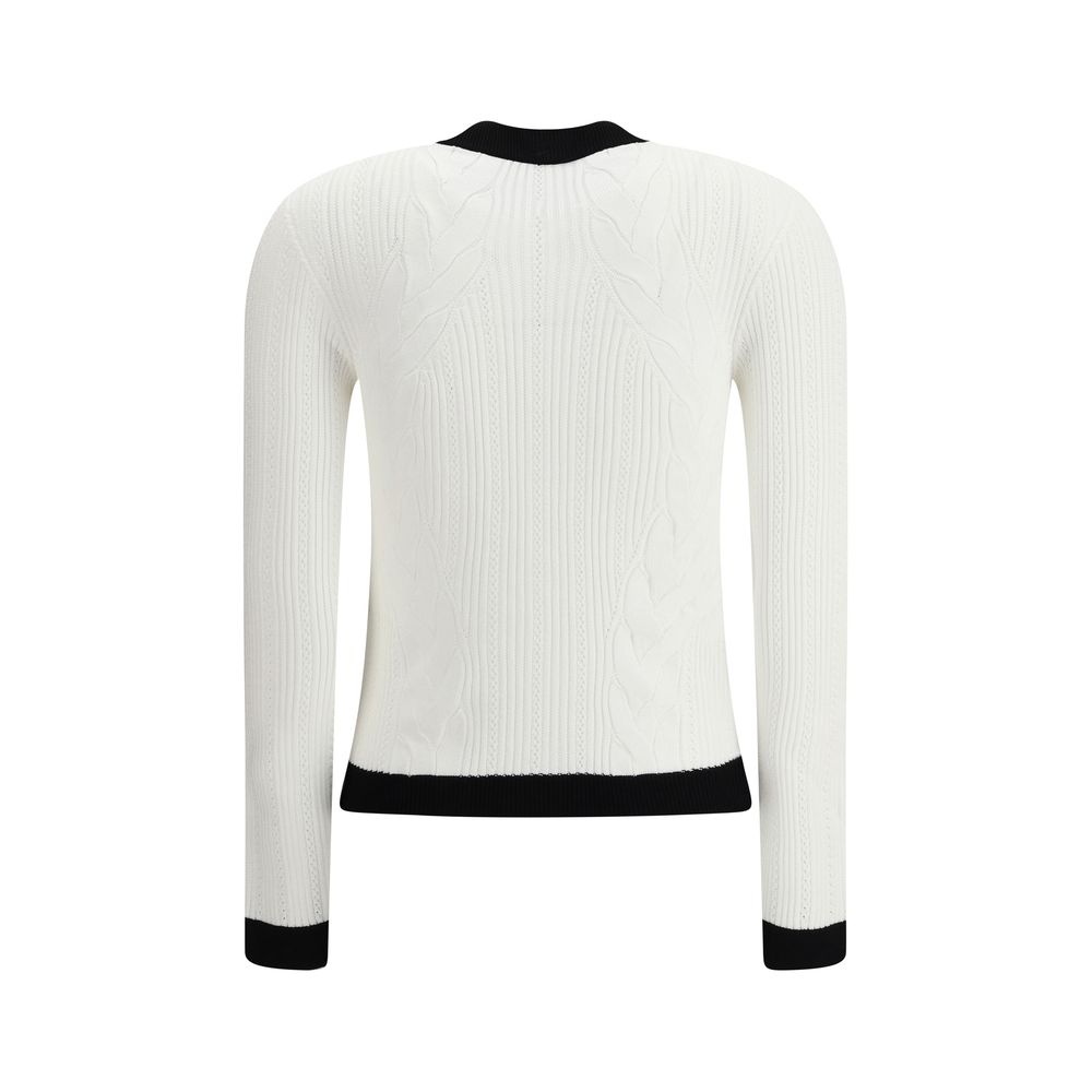 White Viscose Cardigan