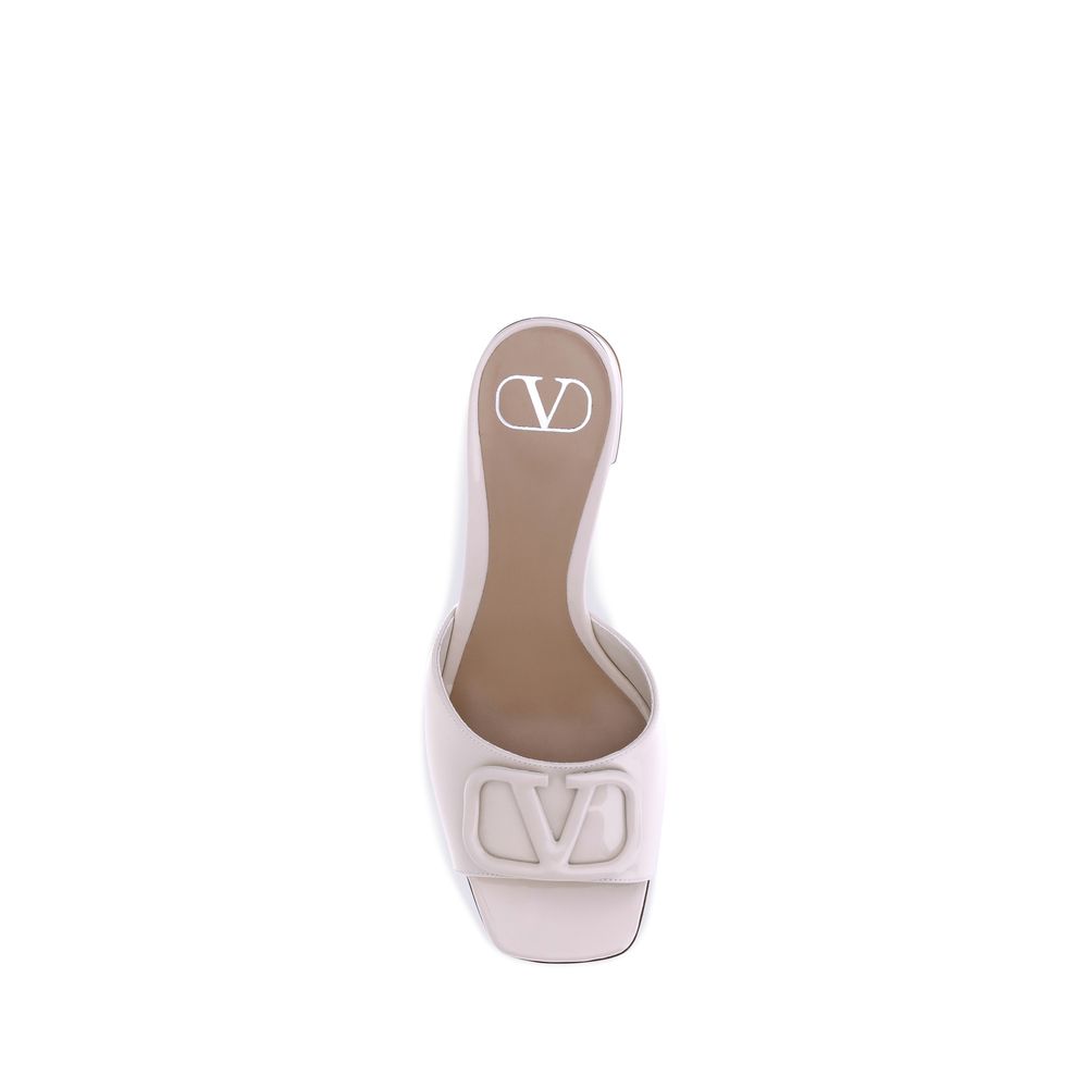 Cream Calf Leather Bos Taurus Sandals