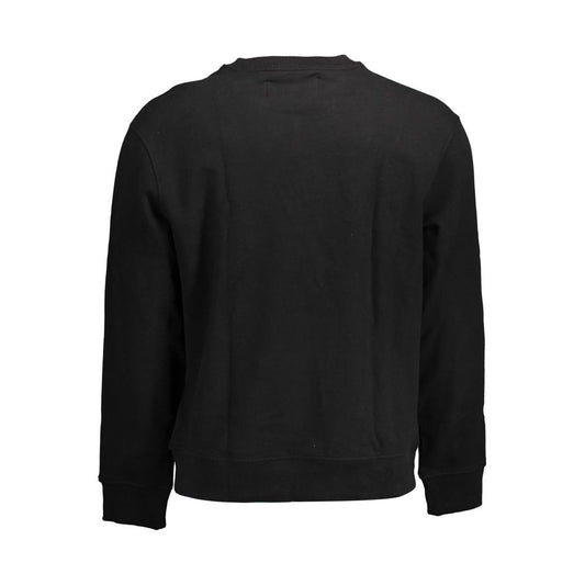 Black Cotton Sweatshirt