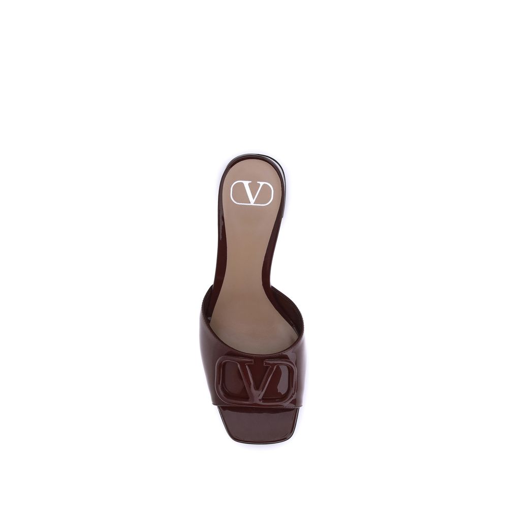 Bordeaux Calf Leather Bos Taurus Sandals